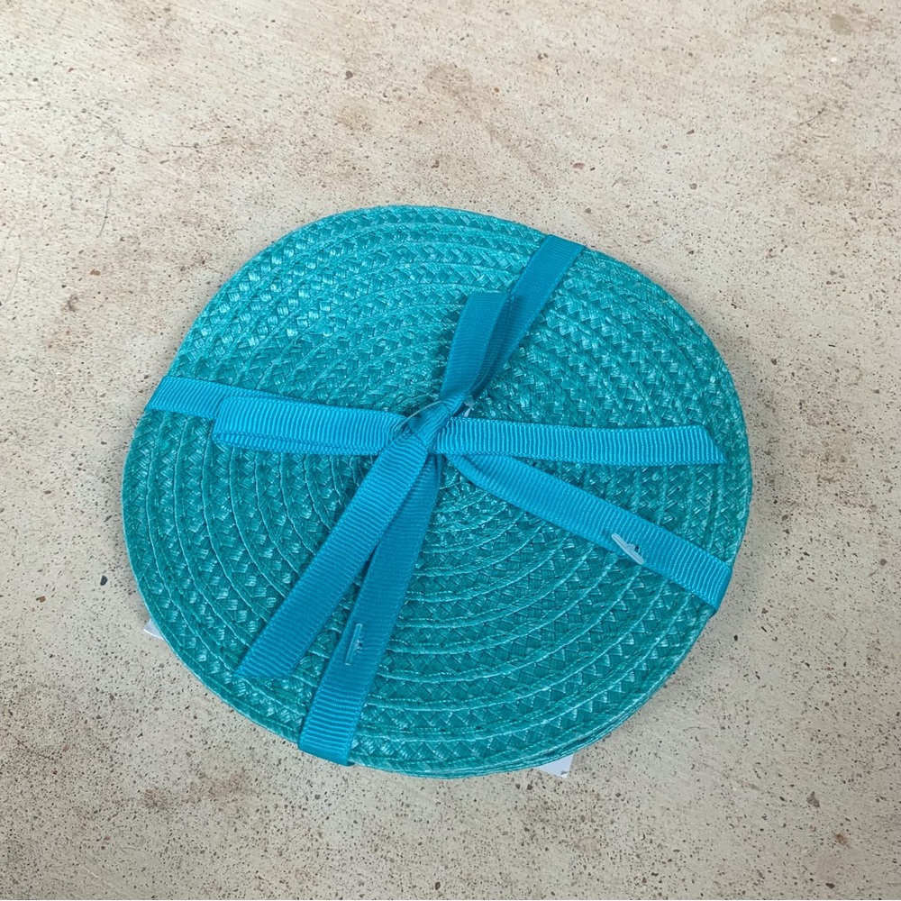 NWT Coaster Set 4-Piece Drink - Blue Green